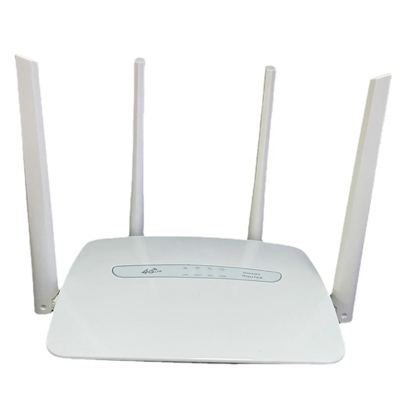 

150Mbps 4G Lte Cpe Wireless Router 3G/4G Mobile Wifi Hotspot 4 External Antennas With Lan Port Up To 32 Users EU Plug