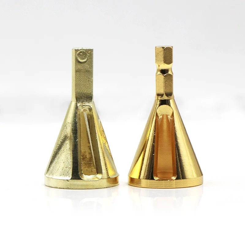 

1PC Triangular / Hex handle Deburring External Chamfer Tool Stainless Steel Remove Burr Drill Bit Tools for Metal Drilling Tool