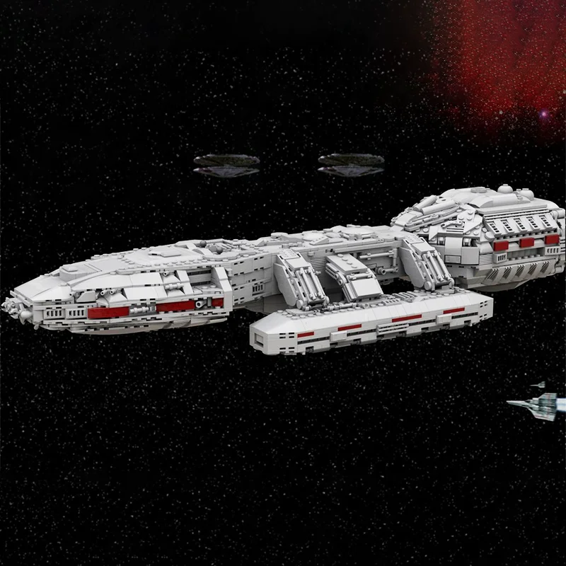 2222 шт. Moc Star Movie Battlestar Galactica модель строительные блоки DIY оружие космический