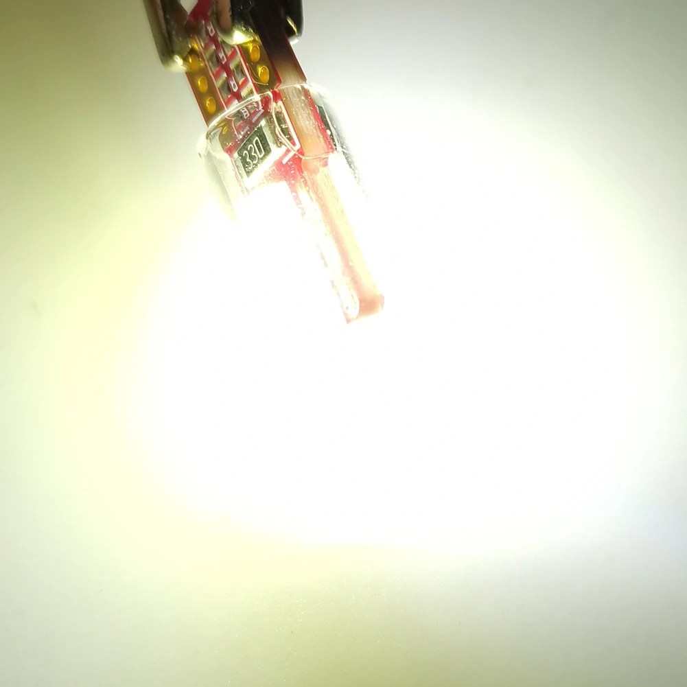 

Ruiandsion 2 шт. T10 W5W Canbus Безобряный автомобильный сигнальный светильник Светодиодная лампа багажника Освещение номерного знака Купольная лампа для чтения 12 В Неполярность