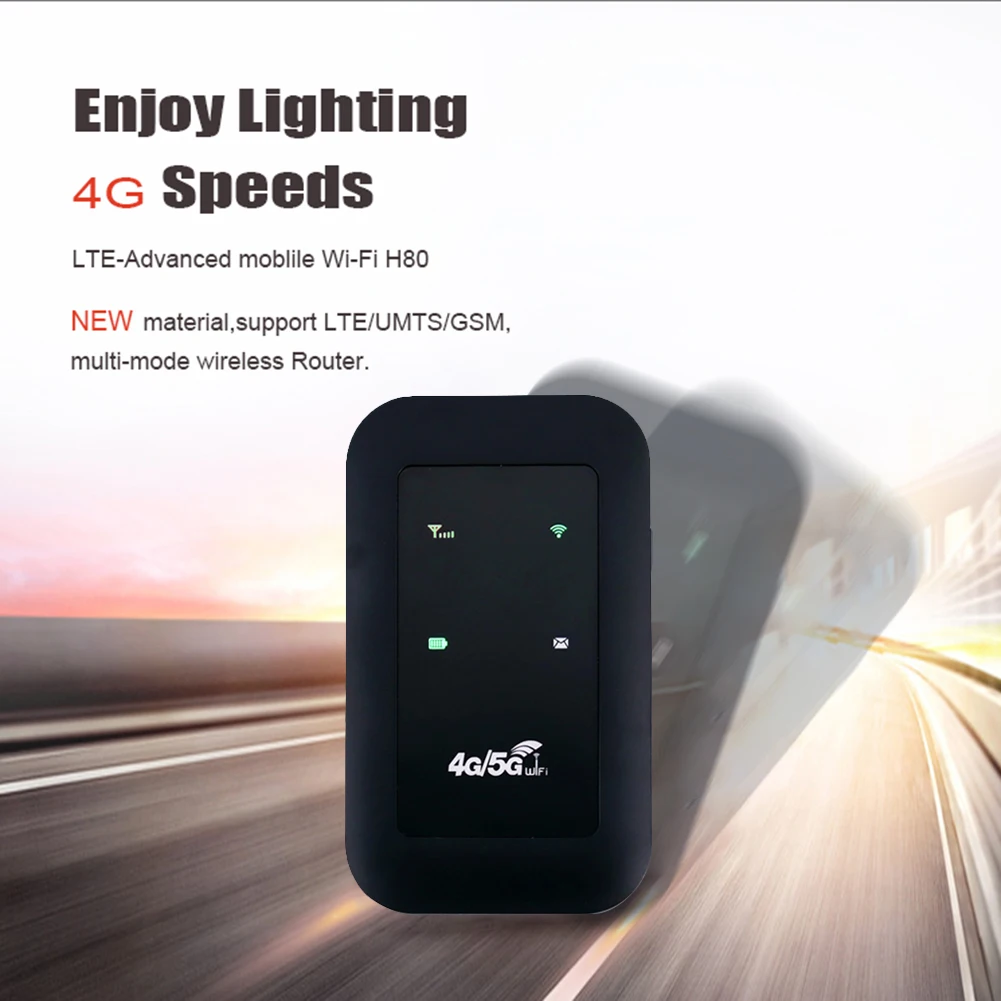 Карманный роутер 4G LTE Wi-Fi ретранслятор усилитель сигнала сетевой расширитель