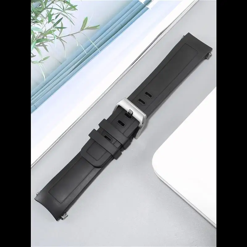 Быстросъемный ремешок для часов из фторкаучука IWC Aquatimer Series IW 356802 376705 376710 Мягкий