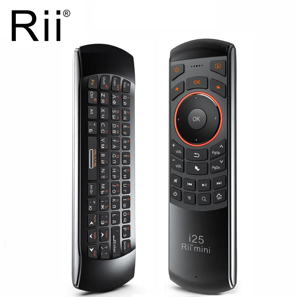 Rii i25 Wireless Keyboard Air Mouse Remote Control With Prog