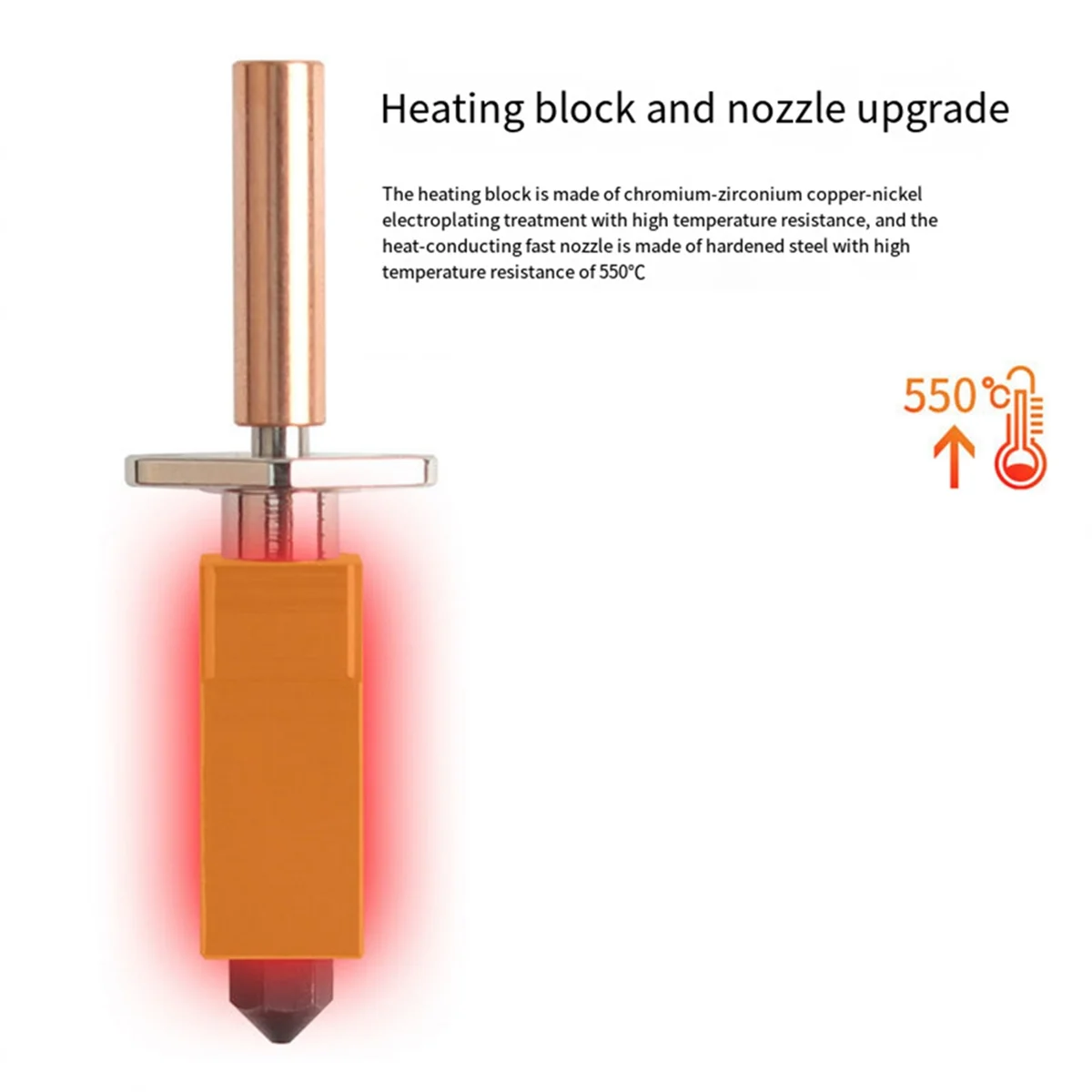 Обновление Hotend для Bambu Carbon Lab X1 P1P и P1s нагревательный стержень экструдер CHT