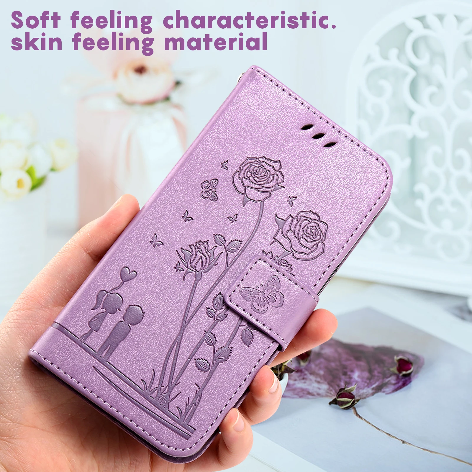 Чехол-книжка Etui для Samsung Galaxy S22 Ultra S21/S20 FE A03S A12 M12 A13 A22 A23 A32 A52 A52S A53 - купить по