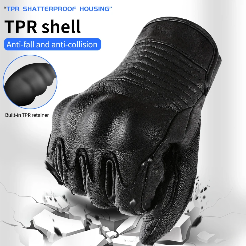 Новейшие Мотоциклетные Перчатки VND в стиле ретро модные мягкие кожаные перчатки