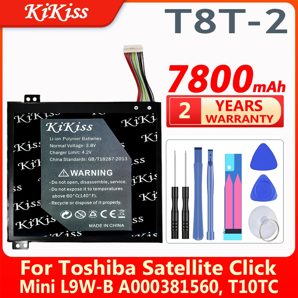 

7800mAh Original T10TC T8T-2 Battery for Toshiba Satellite Click Mini L9W-B 8.9 Mini L9W-B A000381560 Tablet Laptop Batteries