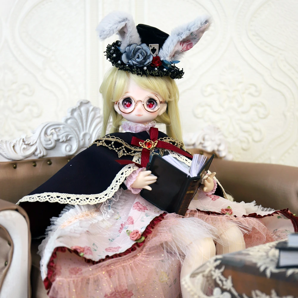 Dress, Wig, Make-up Face For Girl Gift，icy