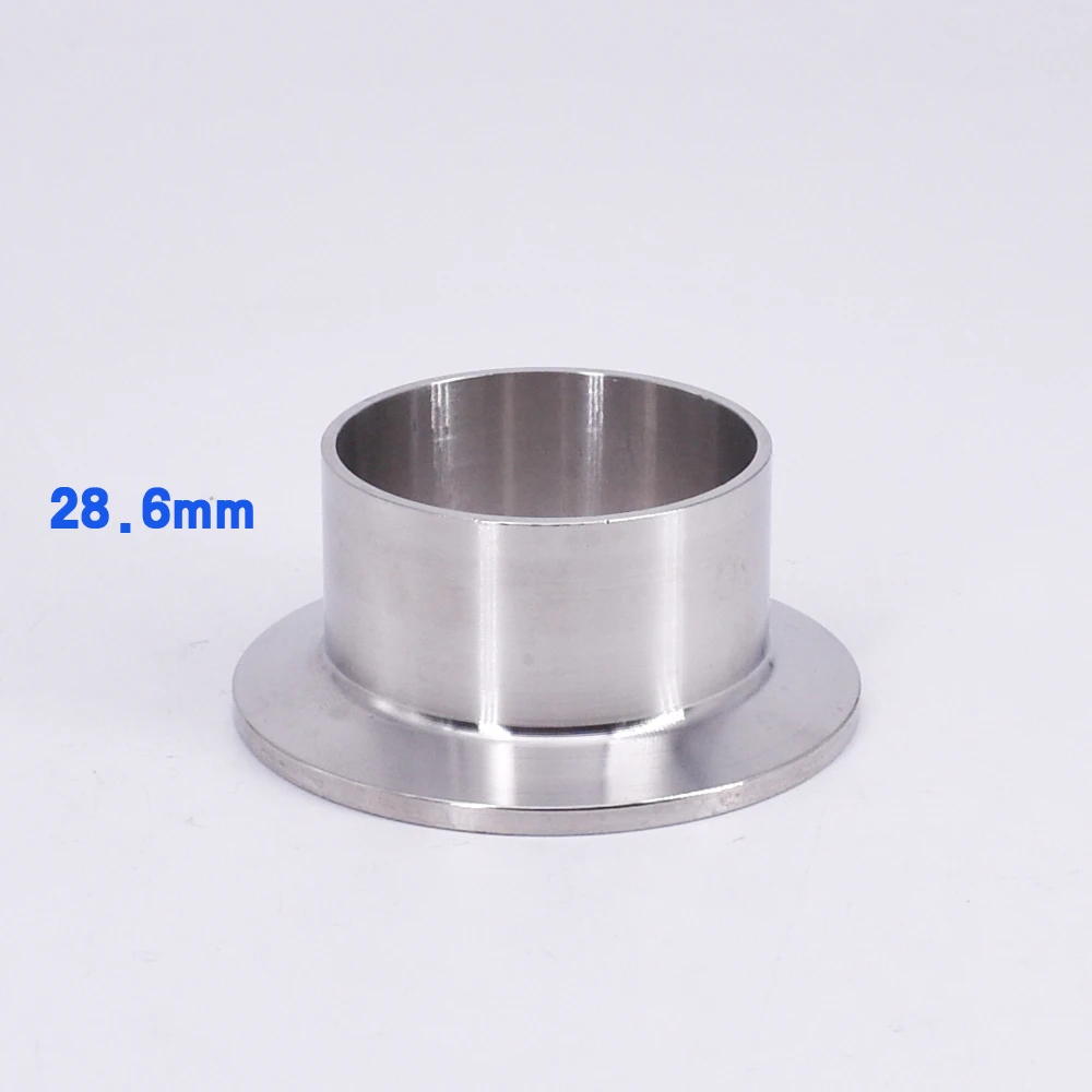 3A 28.6/40mm Height 19/25/32/38/45/51/63/76/89/102/108mm Pipe OD Butt Weld 1.5"-4" Tri Clamp Ferrule SUS304 Sanitary Homebrew images - 3