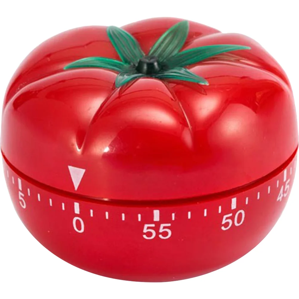 

Tomato Timer Home Baking Shaped Manager Tool Kitchen Plastic Mechanical Reminder Management Lovely Alarm