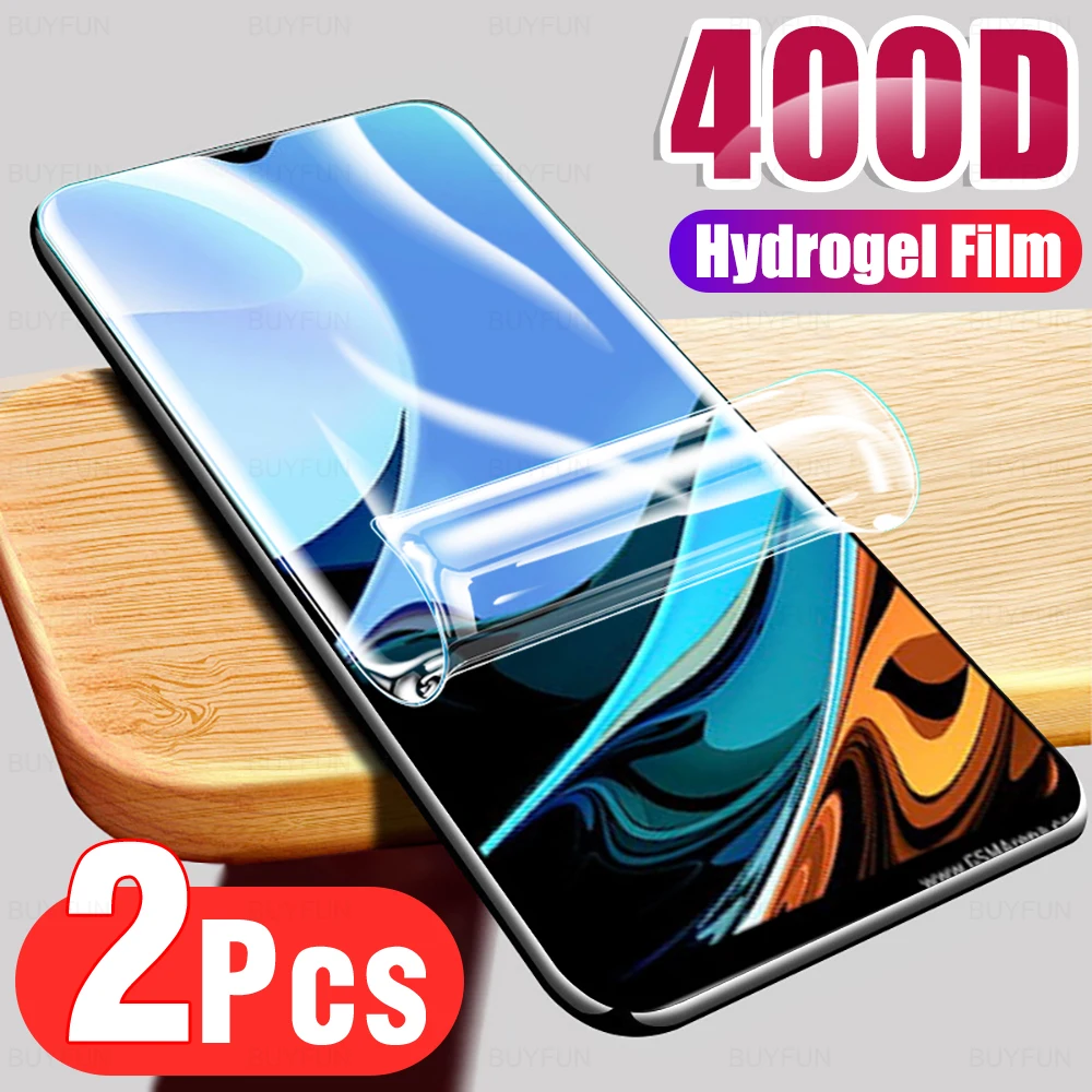 

2pcs Soft Cover 99D Hydrogel Films for Xiaomi Redmi 9T 9C NFC 9i 9A 8A 7A 7 Pro 6 Pro 5A Redmi 10 4G 5G 10X pro Screen Protector