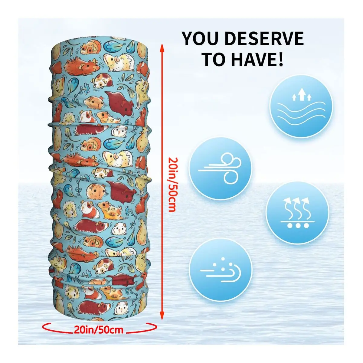 Повязка на голову для мужчин и женщин шарф-труба лыж бега бандана медицинской