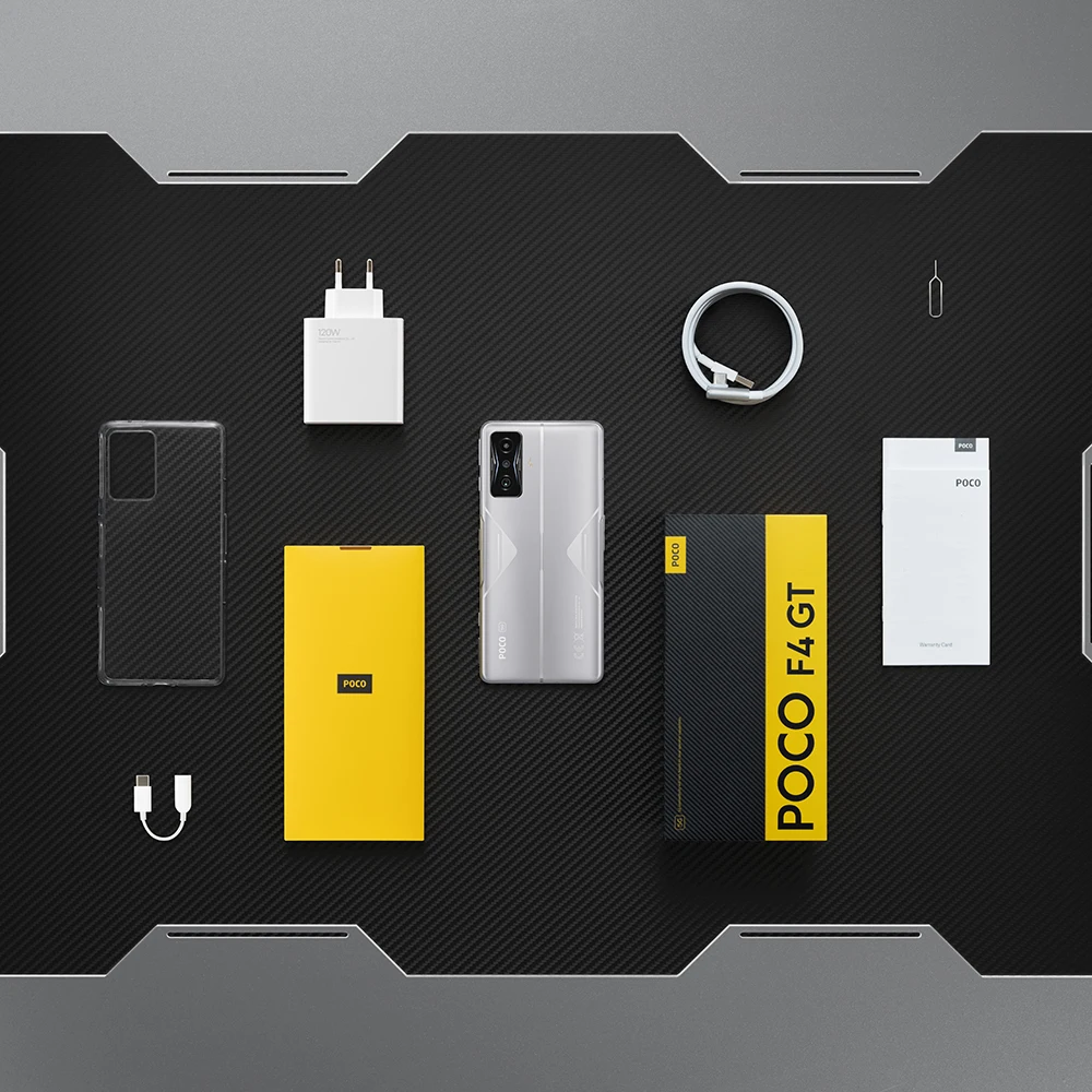 Ceny POCO F4 GT 12GB 256GB 8GB 128GB Globalna Wersja 5G Smartphone | Snapdragon 8 Gen 1 | 120W HyperCharge | 120Hz AMOLED | NFC