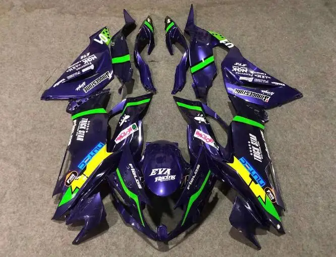 

New ABS Whole Fairings kit Fit for Kawasaki ZX6R 2019 2020 2021 ZX-6R Ninja 636 19 20 21 Bodywork set Free Custom Purple