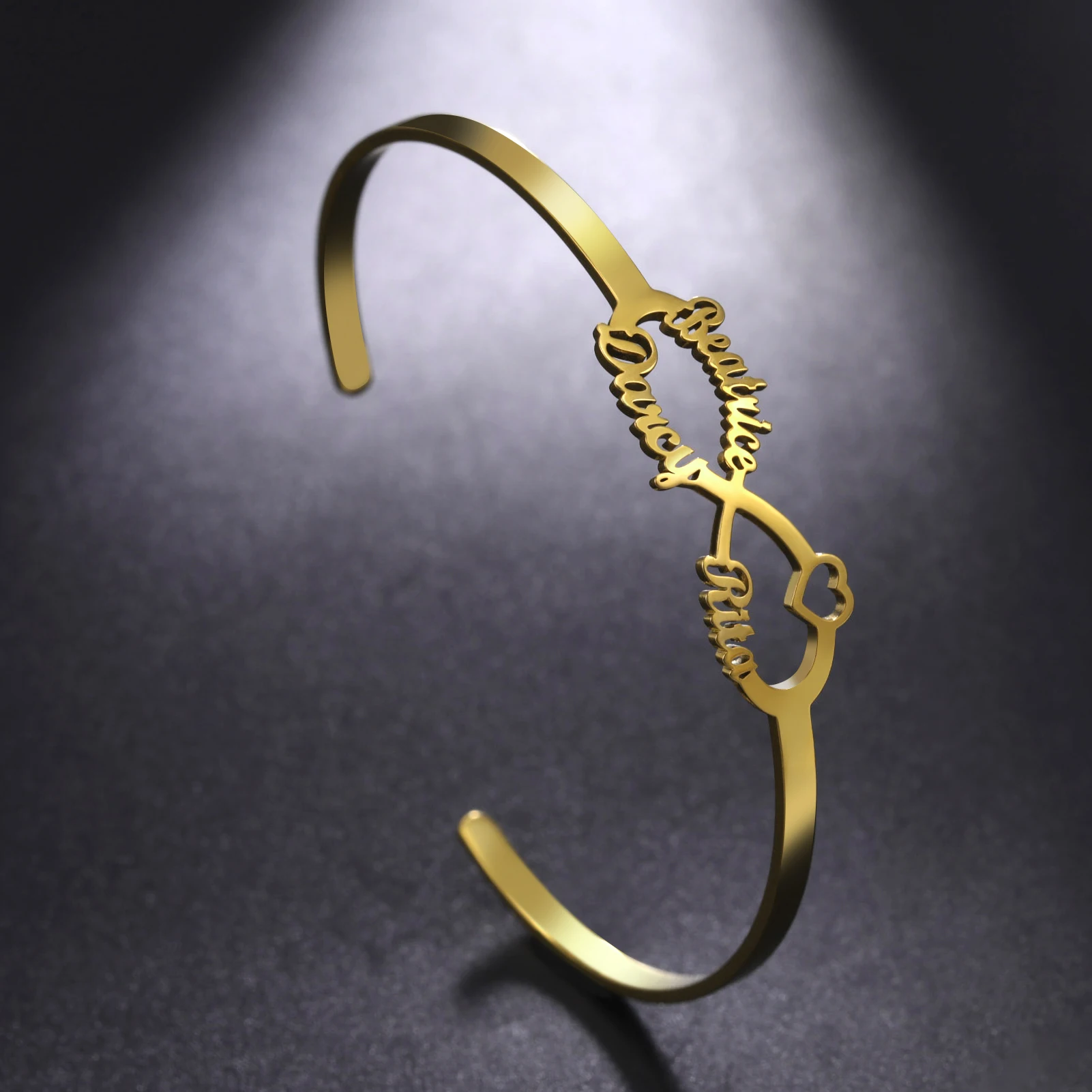 Индивидуальное название неограниченный символ браслет нержавеющая сталь