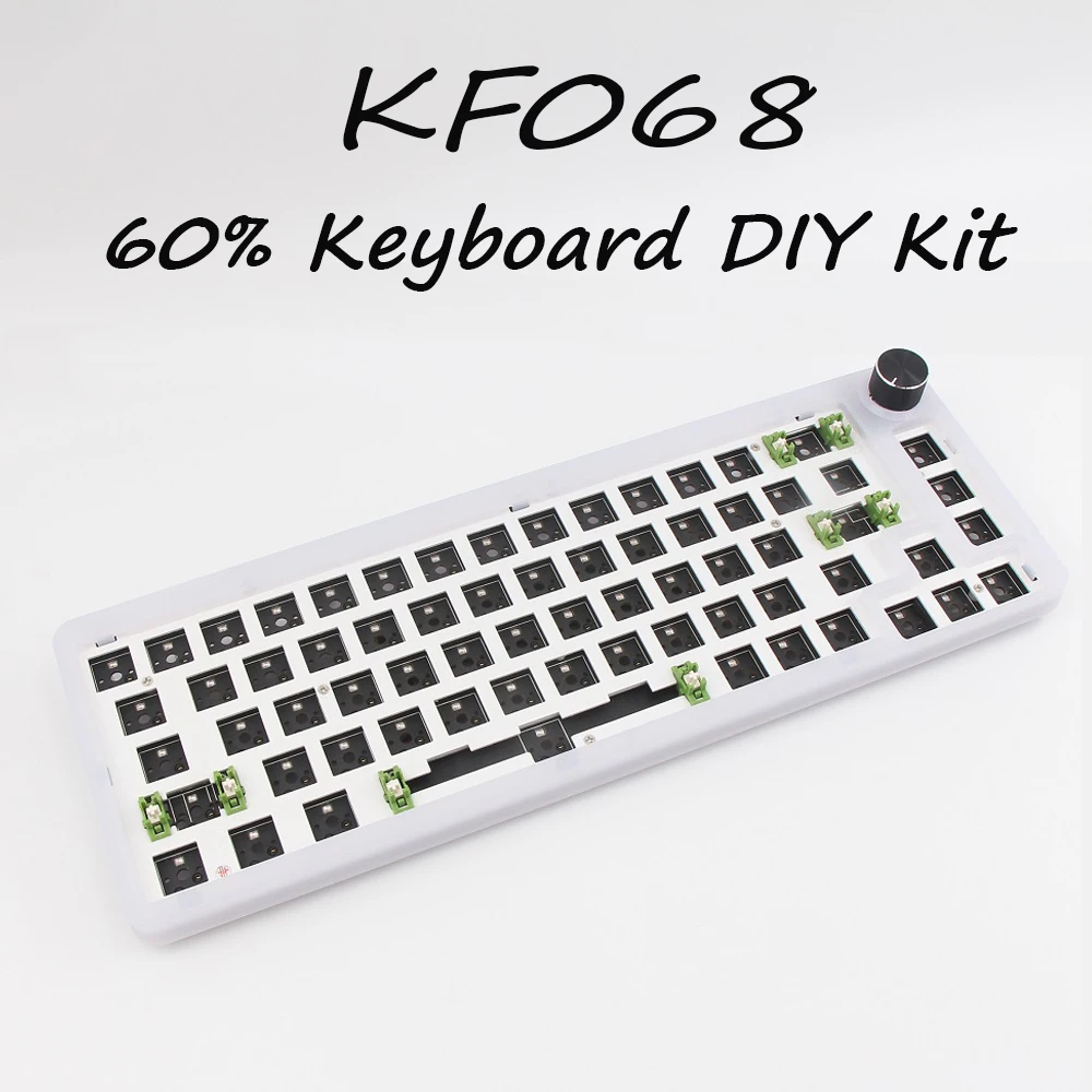 KF068 TM680 Mechanical Keyboard Kit Hot Swap Customized Knob 68Keys 60% RGB Wireless Bluetooth For Cherry Gateron Kailh Switches