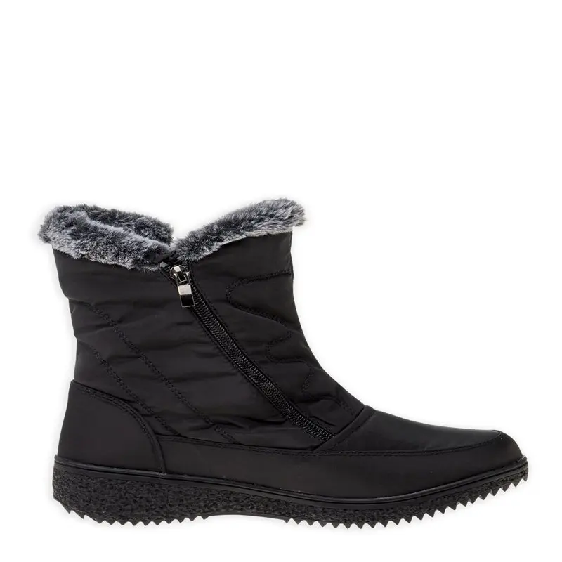 

Women's Water-Resistant Mid-Calf Zipper Snow Boot