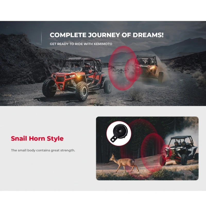 

Универсальный UTV ATV SXS Street Legal с сигнальной лампой RockerTurn, звуковым сигналом, аварийным выключателем, мигалкой,