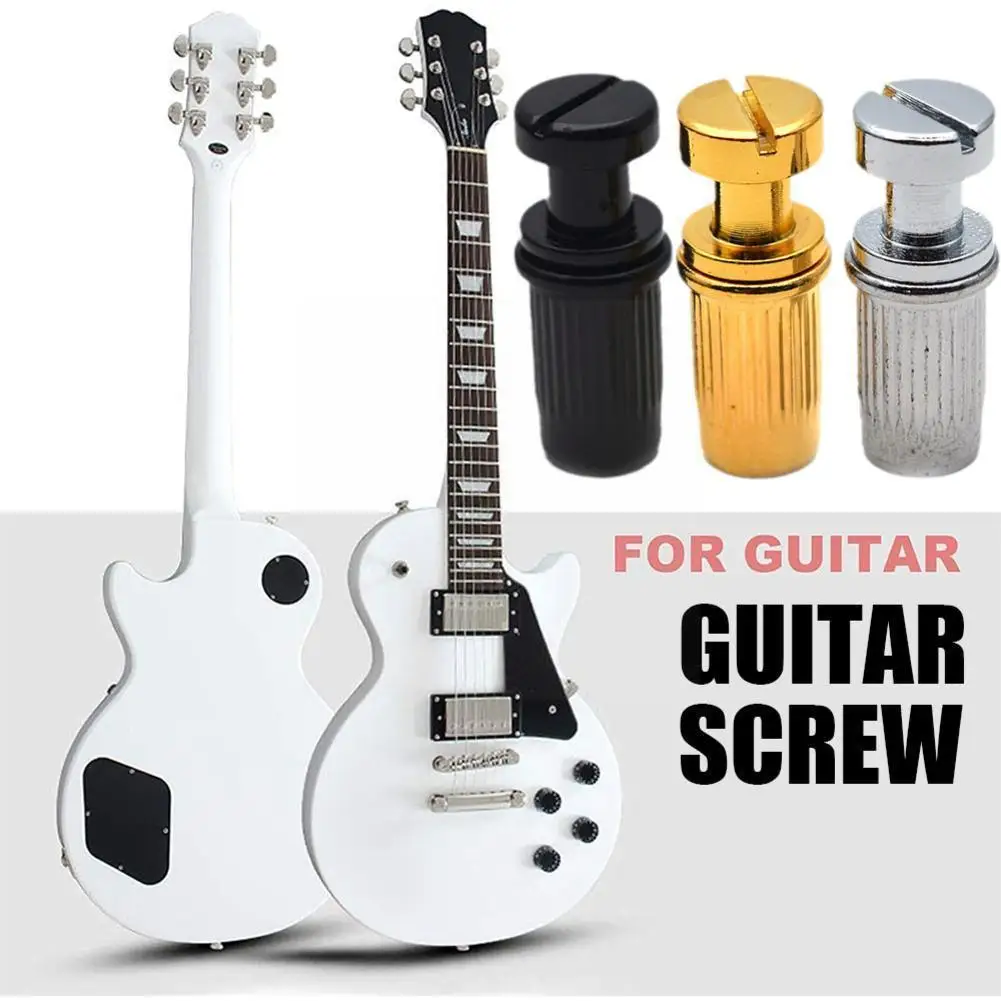

Adjustable Guitar Screw 6 Saddle Metal Wraparound Bridge Taiiece Studs For Electric Guitar 3 Color B4u2