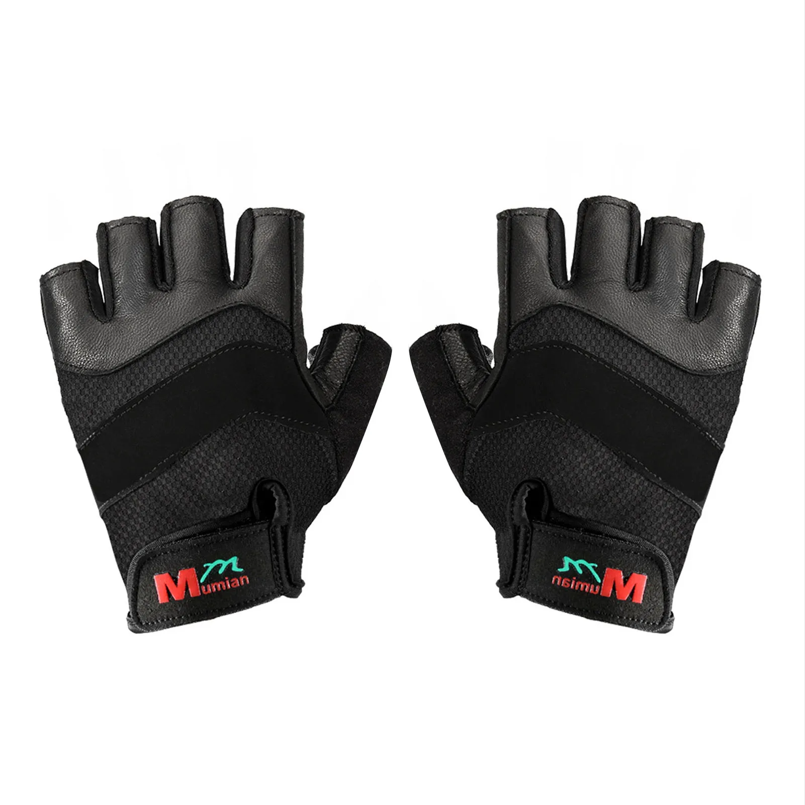 

Gym Gloves For Women Men Non Slip Palm Design Fingerless Breathable Workout Gloves For Weightlifting Fitness Training Climbing