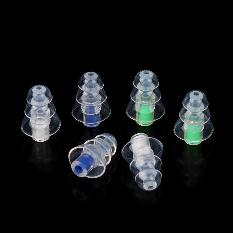

1Pair Soft Silicone Ear Plugs Ear Protection Reusable Professional Music Earplugs Noise Reduction For Sleep DJ Bar Bands Sport