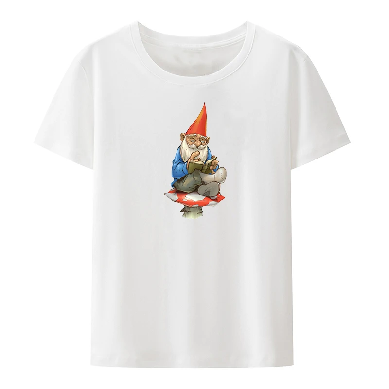 

The Dwarves in The Garden Cotton T-shirts Funny Woman Clothes for Women Leisure Poleras Mujer Short Sleeve Tee Nick Young Girls