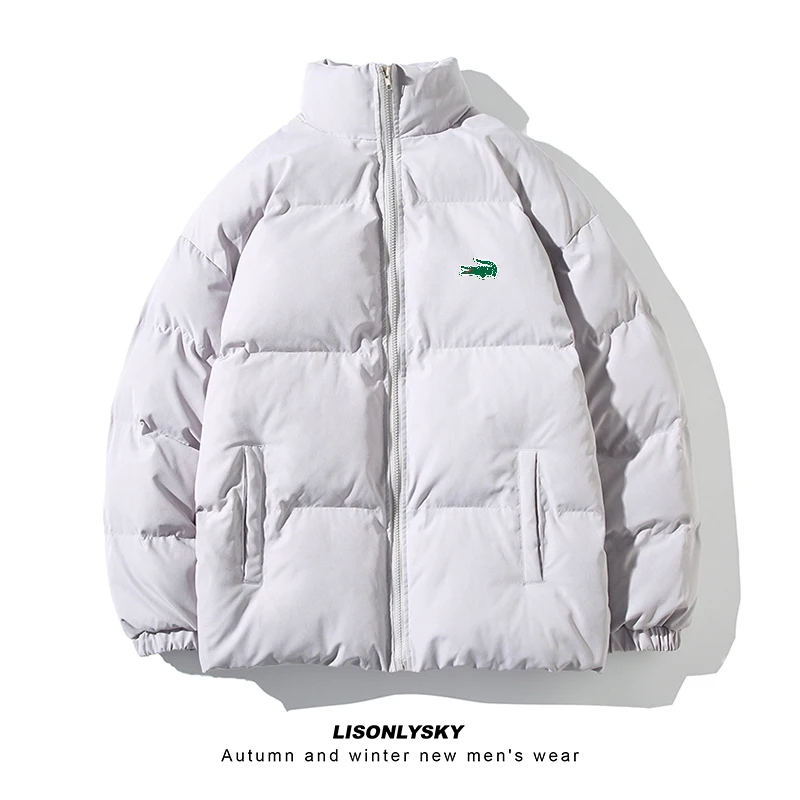2022 winter Y2K basic men's and women's down jacket large cotton jacket warm polyester taffeta thickened jacket