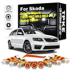 TPKE Canbus для Skoda Octavia Superb Fabia MK1 MK2 MK3 1 2 3 седан Комби автомобильные аксессуары светодиодный Интерьер Карта Купол багажник свет комплект