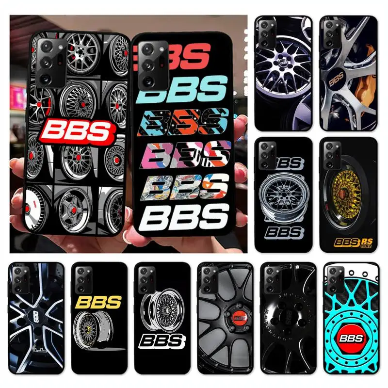 

BBS Car Rim Wheel hub Phone Case For Samsung Galaxy Note 10Pro Note20ultra note20 note10lite M30S Coque