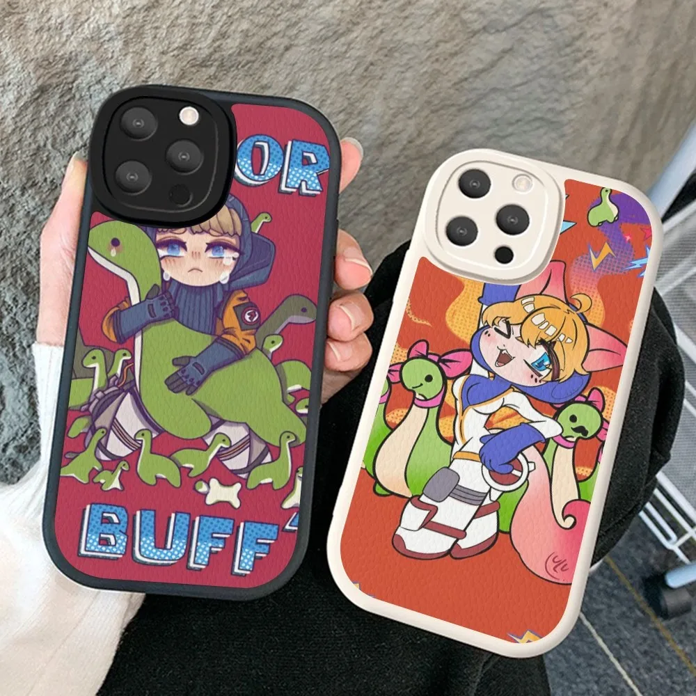 A-Apex Nessie Phone Case Hard Leather For IPhone 16 15 14 13 12 Mini 11 Pro Max Xs X Xr 7 8 Plus Fundas