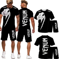 2022 summer mens short sleeve t shirtshorts set breathable running sportswear classic fashion two piece suit