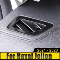 for haval jolion 2021 2022 2023 stainless steel car front air vent dashboard outlet frame cover trim ring stickers accessories