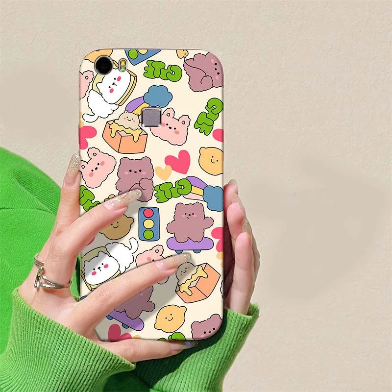 

Cartoon Cute Bear Case for Iphone 14Pro Plus 13 11 Pro Max 12 Mini XS X XR 7 8 SE 2022 2020 Shockproof Soft Silicone Cover Capas