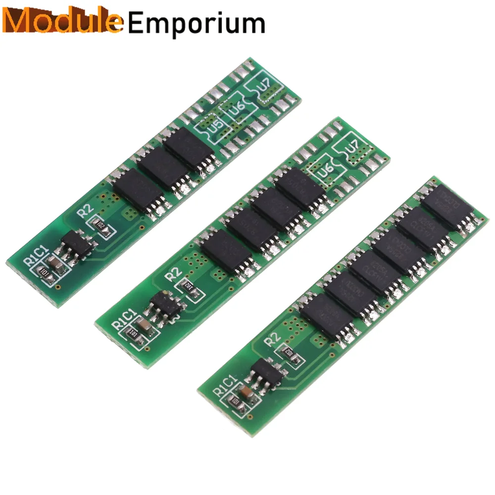 Защитная плата 1S 7.5A 10A 15A 3,7 V Li-Ion 3MOS 4MOS 6MOS BMS PCM для литиевой батареи 18650