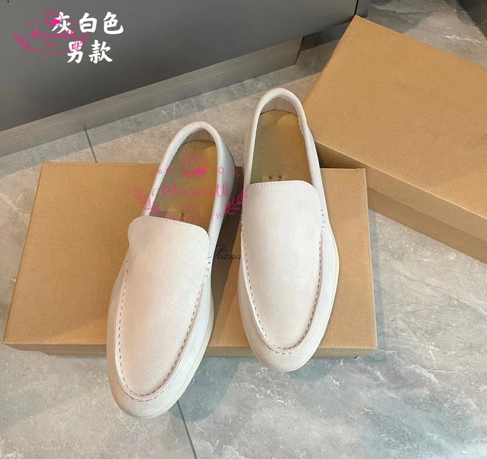 

Banquet wedding leather men's casual shoes 2022 new summer walking spring and autumn women's flat mocasines driving shoes