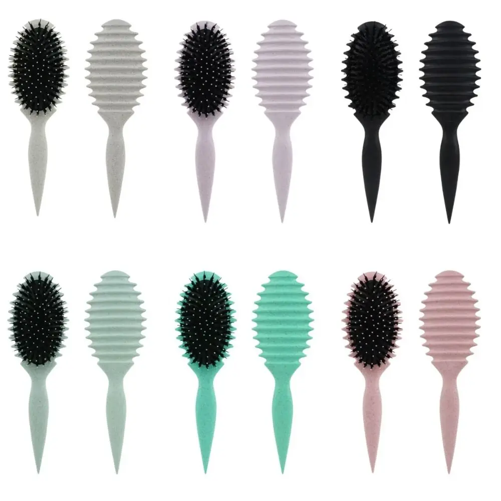 Щетка для завивки из щетины кабана антистатическая щетка определения локонов