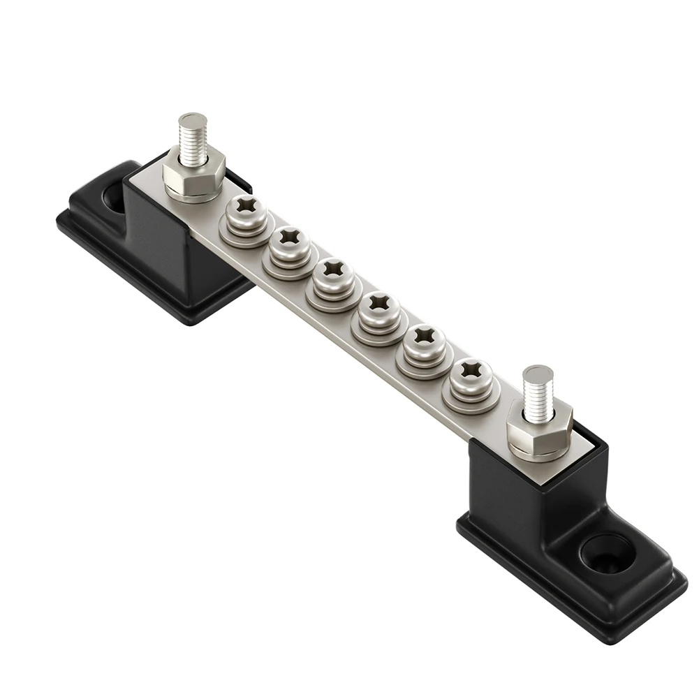 

1x Terminal Bus Line Copper DC 150A RV Terminal Single Row 130A/AC 150A/DC AC 110-300v DC 12-48v Pickup Trucks
