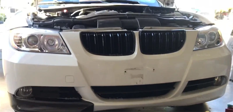 Глянцевая черная Решетка переднего бампера для BMW E90 E91 3 серии 2005-2012 320i 325i 330i