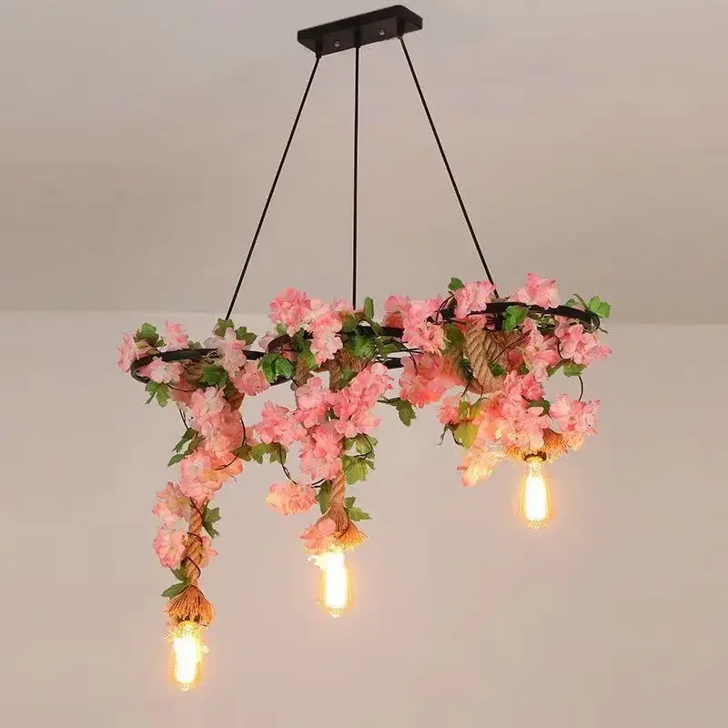 Подвесной светильник TEMOU в американском стиле ретро креативное растение музыка