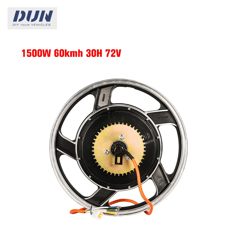 YUMAMOTOR 17x1 6 дюймов 1500 Вт 72 в 60kmh 30H Мотор Ступицы Колеса