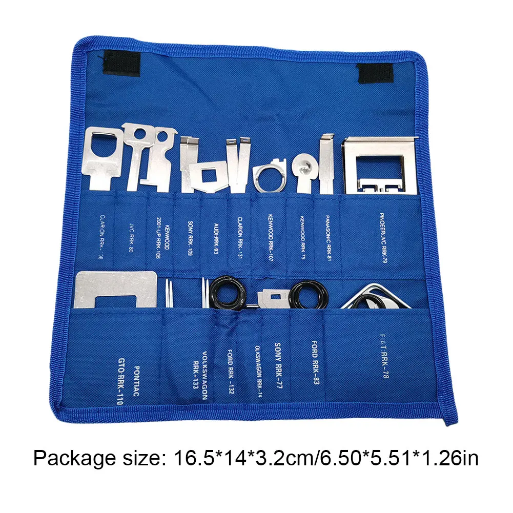 Набор ключей для снятия автомобильного радиоприемника металлический экстрактор