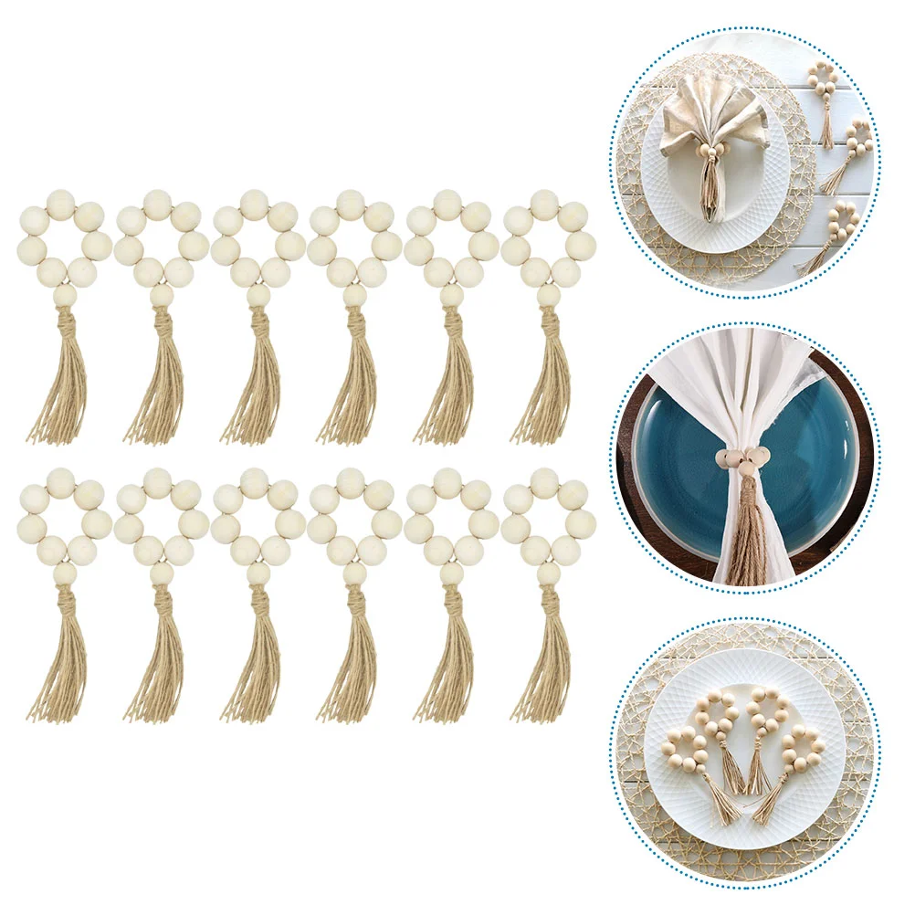

12Pcs Dinner Decorative Napkin Holders Dining Decors Creative Napkin Rings Napkin Holders For Party for Dinner Table Restaurant