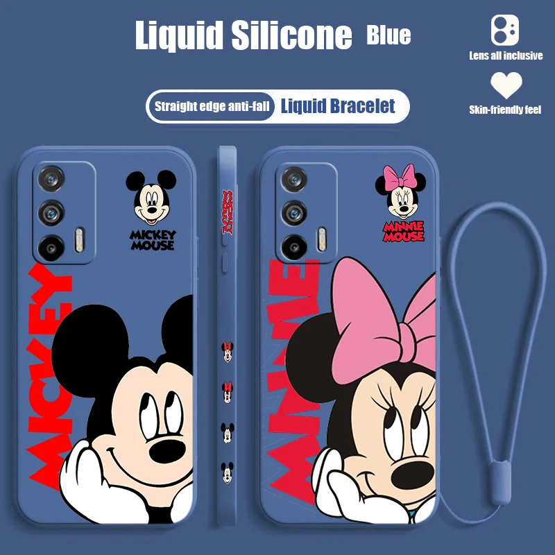 Disney Минни Микки деньги для Realme Q5 GT Neo 5 3T 3 XT X3 C55 C30 C21Y C11 C2 Explorer Master жидкая левая