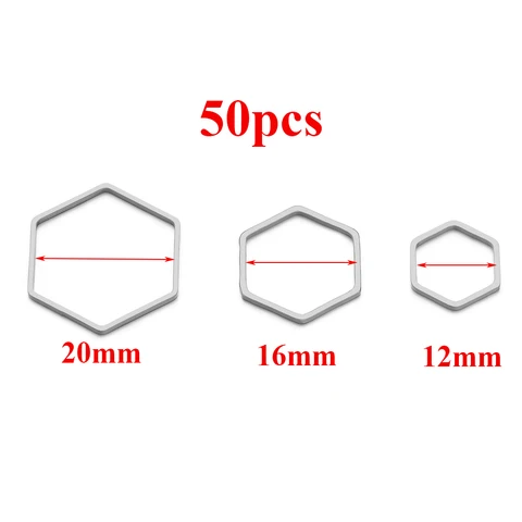 Заключения из нержавеющей стали Oklayn золотистого цвета 20/50 шт