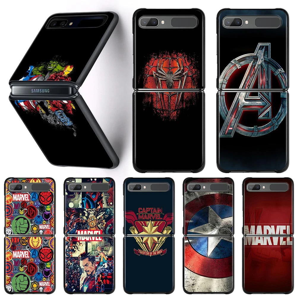

Zflip4 Marvel Avengers Phone Case For Samsung Z Flip3 5G z flip Coque for zflip3 Z Flip 3 ZFLIP 3 ZF3 Coque Hard Shell Fundas