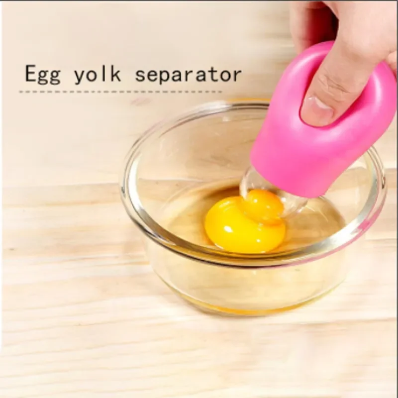

special egg yolk suction device silicone egg white separator household creative kitchen gadget filter