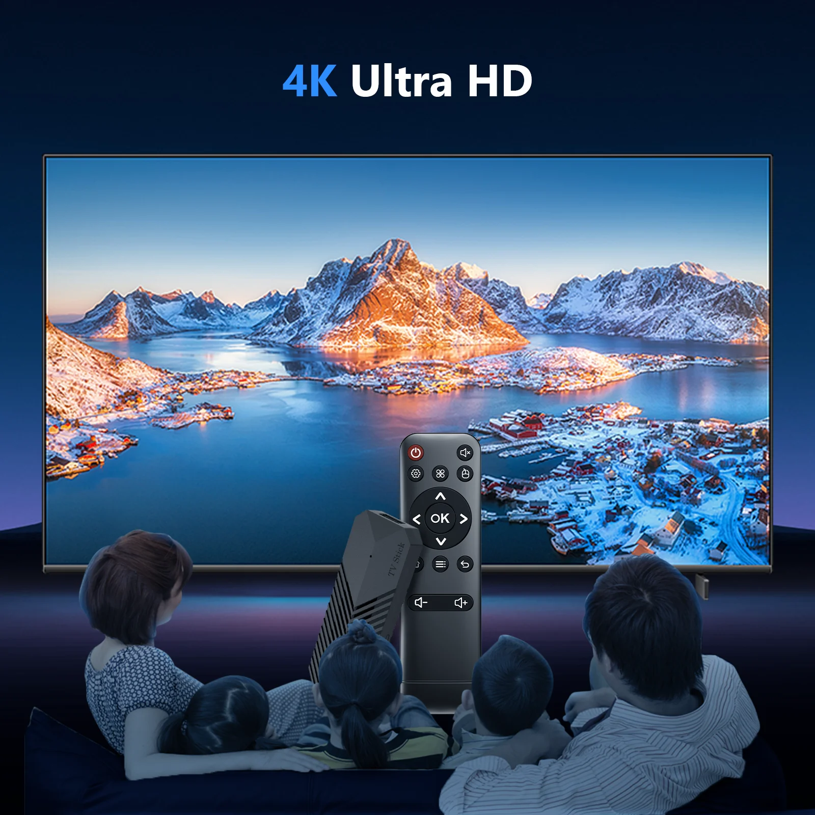 Фото T3MINI Android TV Stick 4K HDR H313 Quad Core 1GB 8GB 2.4G WiFi HDMI Dongle Глобальный стриминговый плеер Портативное устройство для домашнего кинотеатра №4
