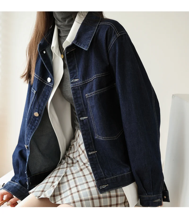 Белая блузка-рубашка большого размера осенняя свободная Модная хлопковая