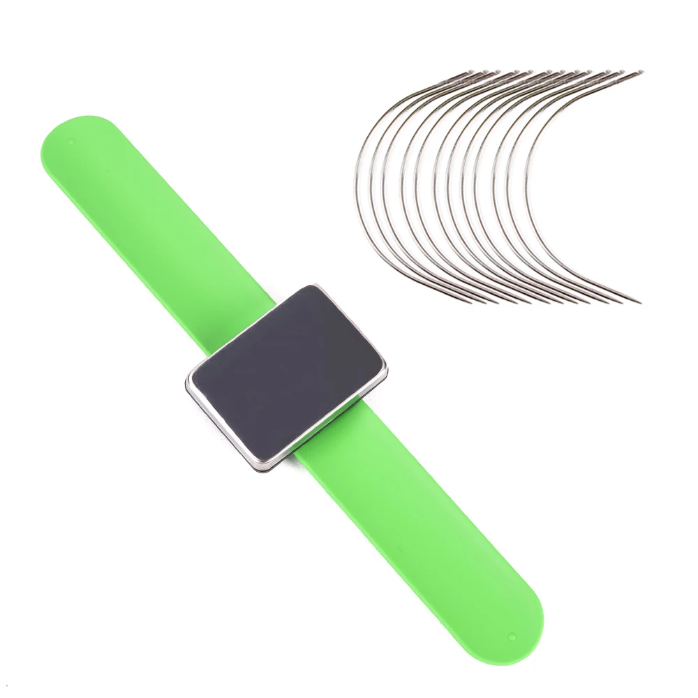 Магнитные браслеты с T-образным держателем иглы для изготовления парика швейный