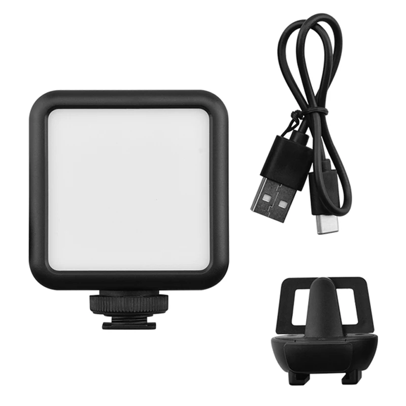 

49 5W Mini LED Video Light 2100Mah 5600K±200K Zoom Lighting Photographic Lighting Bright Meeting, Live Vlog Fill Light